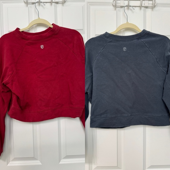 (2) Born Primitive Unmatched Cropped Crew Sweatshirts - Picture 1 of 12